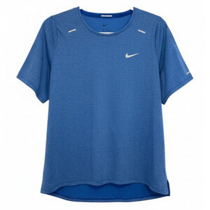 Nike Running Shirt Mens Size XLarge Polyester Dri-Fit Blue Performance Gym